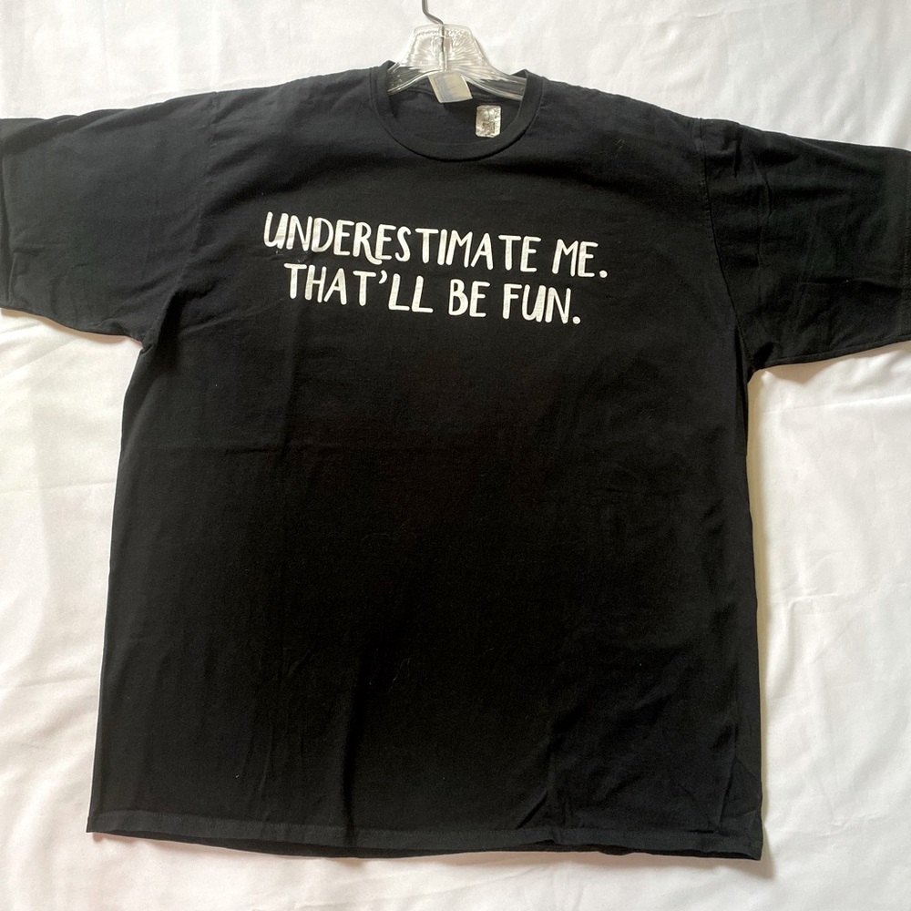 Graphic Tee; Port & Company; size 2XL; Black